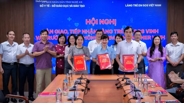 Trường phổ thông Hermann Gmeiner Vinh được tỉnh Nghệ An giao cho Sở Giáo dục và Đào tạo trực tiếp điều hành. (Ảnh: THÀNH CHUNG)