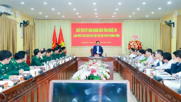 Quang cảnh buổi làm việc.