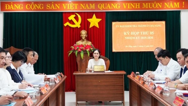 Ủy ban Kiểm tra Thành ủy Đà Nẵng nhiệm kỳ 2025-2030 vừa tổ chức họp kỳ thứ 5. (Ảnh: Ủy ban Kiểm tra Thành ủy Đà Nẵng)