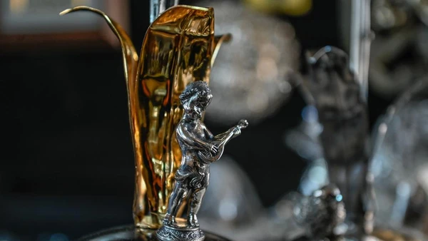 Một sản phẩm bạc thủ công tại Istanbul, Thổ Nhĩ Kỳ. (Ảnh: Xinhua)