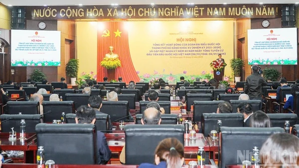 Đoàn đại biểu Quốc hội thành phố Đà Nẵng tổ chức gặp mặt kỷ niệm 80 năm Ngày Tổng tuyển cử đầu tiên bầu Quốc hội Việt Nam.