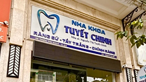 Cơ sở nha khoa Tuyết Chinh, phường Hạnh Thông. (Ảnh: Sở Y tế Thành phố Hồ Chí Minh)