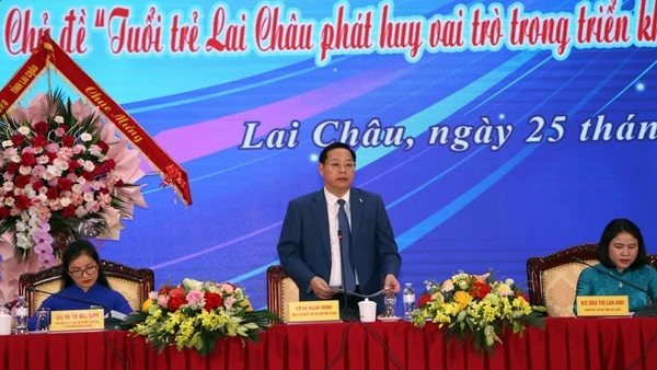 Chủ tịch Ủy ban nhân dân tỉnh Lai Châu khẳng định tuổi trẻ Lai Châu đã phát huy tốt vai trò xung kích, tình nguyện, sáng tạo trên nhiều lĩnh vực.