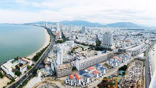 Khu đô thị mới ven biển Nha Trang, Khánh Hòa. Ảnh: NAM HẢI