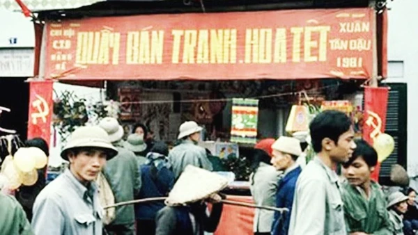 Sắm Tết thời bao cấp. Ảnh tư liệu