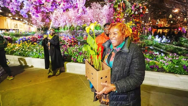 Triển lãm hoa trong nhà lớn nhất nước Mỹ