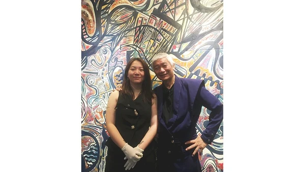 Hai cha con Đào Anh Khánh, Đào Anh Thơ. 