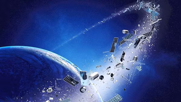 Có hàng chục nghìn mảnh vỡ đang trôi nổi trên quỹ đạo Trái đất. Ảnh: GETTYIMAGES