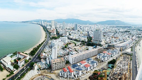 Khu đô thị mới ven biển Nha Trang, Khánh Hòa. Ảnh: NAM HẢI