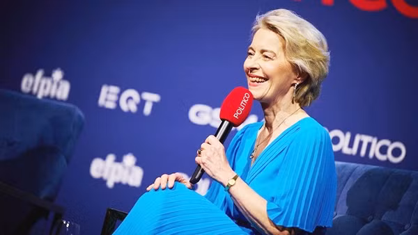 Chủ tịch EC Ursula von der Leyen tiếp tục dẫn đầu trong danh sách của Forbes. Ảnh: EUROPA