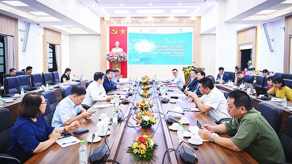 Tọa đàm “Bảo mật dữ liệu và an ninh mạng trong kỷ nguyên vươn mình của dân tộc” do Báo Nhân Dân tổ chức. Ảnh: THÀNH ĐẠT