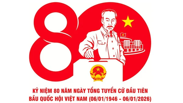 Phê duyệt biểu trưng Kỷ niệm 80 năm Ngày Tổng tuyển cử đầu tiên
