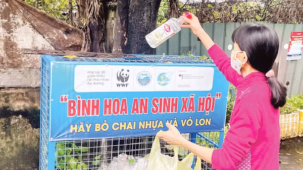Mô hình “Bình hoa an sinh xã hội” tại khu dân cư phường Thanh Khê (thành phố Đà Nẵng).