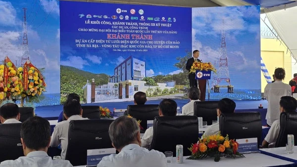 Quang cảnh buổi lễ.