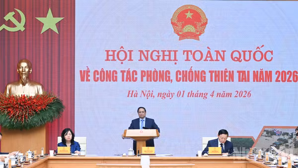 Thủ tướng Phạm Minh Chính – Trưởng Ban Chỉ đạo Phòng thủ dân sự quốc gia chủ trì Hội nghị toàn quốc về công tác phòng, chống thiên tai năm 2026.