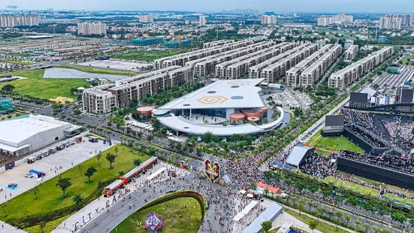 Một góc Khu đô thị The Global City.