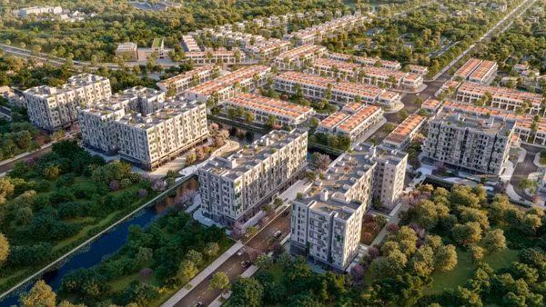 Phối cảnh dự án. 