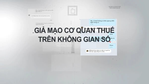 Giả mạo cơ quan thuế trên không gian số.