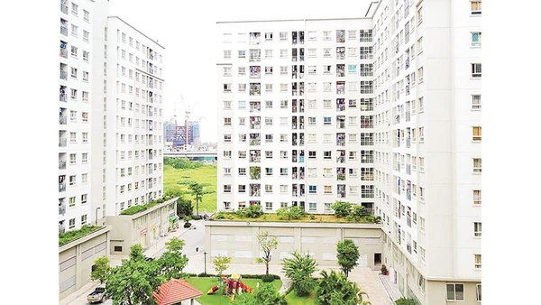 Khu nhà ở xã hội Eco Home, phường Đông Ngạc, Hà Nội.