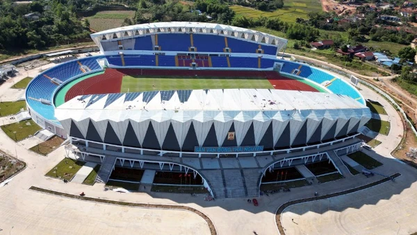 Sân vận động Thái Nguyên được khánh thành ngày 19/12/2025.