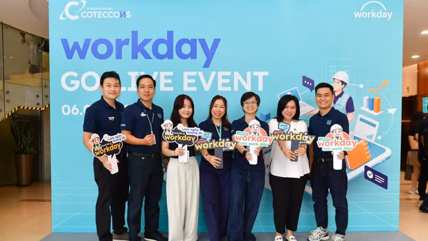 Nhân viên Coteccons tham gia tập huấn với nền tảng quản trị Workday. (Ảnh: Coteccons)