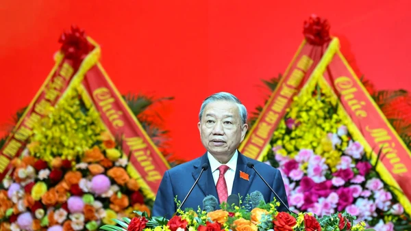 Thanh Hóa Thực Hiện Thắng Lợi Nhiệm Vụ Then Chốt, Trọng Tâm Tổng Bí Thư Tô Lâm Phát Biểu Chỉ Đạo Đại Hội Đại Biểu Đảng Bộ Chính Phủ Lần Thứ I, Nhiệm Kỳ 2025-2030. (Ảnh: Duy Linh-Trần Hải)