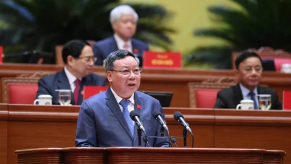 Đồng chí Nguyễn Văn Phong, Phó Bí thư Thường trực Thành ủy Hà Nội.