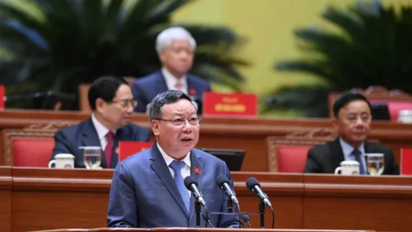 Đồng chí Nguyễn Văn Phong, Phó Bí thư Thường trực Thành ủy Hà Nội.