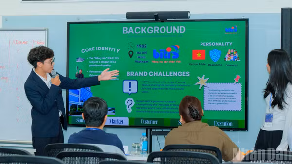 Học sinh tham gia VBIC.