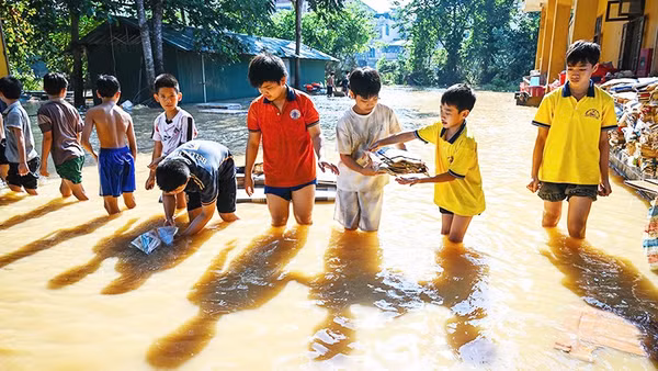 Hai cơn bão Bualoi, Matmo gây ảnh hưởng lớn đến nhiều địa phương miền bắc Việt Nam. Ảnh: THÀNH ĐẠT