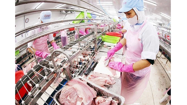 Nông sản và thủy hải sản nhiều khả năng được xem xét hưởng ưu đãi trong khuôn khổ “đối tác tương đồng”. Ảnh: TTXVN 