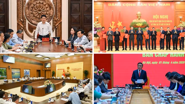 Tin nổi bật ngày 1/4: Công bố Quyết định của Bộ Chính trị về công tác tổ chức và cán bộ đối với 5 cơ quan; Khai mạc Phiên họp thứ 56 của Ủy ban Thường vụ Quốc hội