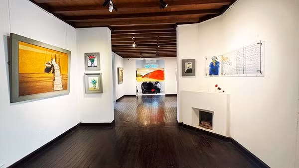 Một góc phòng triển lãm.