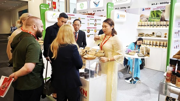 Cộng đồng kiều bào tham gia kết nối thị trường, kết nối đối tác ở nước ngoài. Ảnh: UBNV