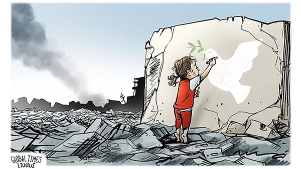 Biếm họa: LIU RUI