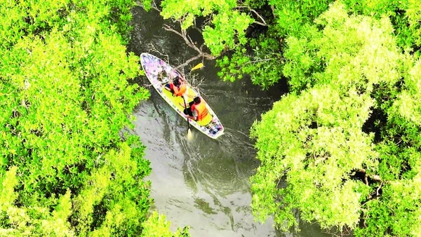 Du lịch sinh thái là thế mạnh của vùng Cần Giờ. (Ảnh THẾ ANH)