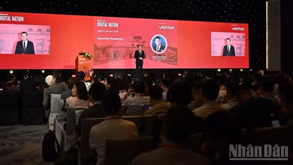 Toàn cảnh Hội nghị Quốc gia số Hà Nội 2026 do GSMA tổ chức.