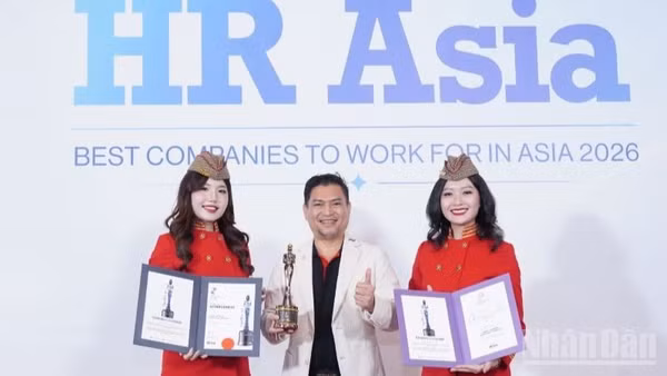 Vietjet được vinh danh “Nơi làm việc tốt nhất châu Á” (HR Asia Best Companies to Work for in Asia Awards) tại HR Asia Awards 2026.