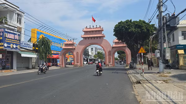 Một góc đô thị phường Rạch Giá, tỉnh An Giang.