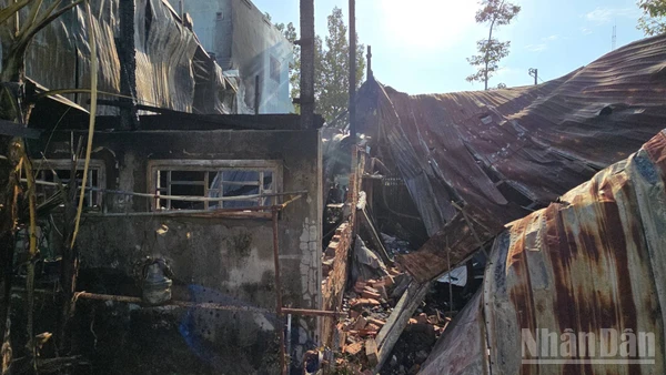 Hiện trường vụ cháy