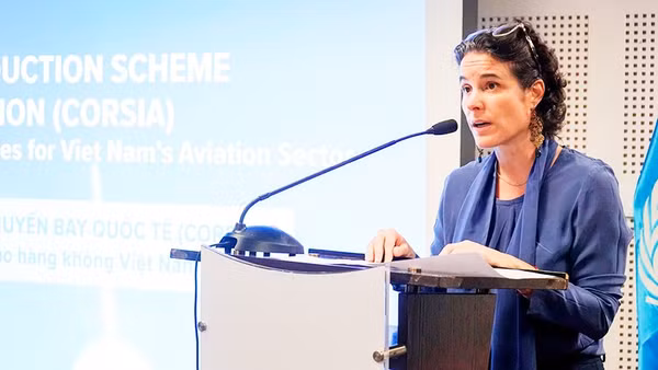 Bà Francesca Nardini chia sẻ về chương trình CORSIA.