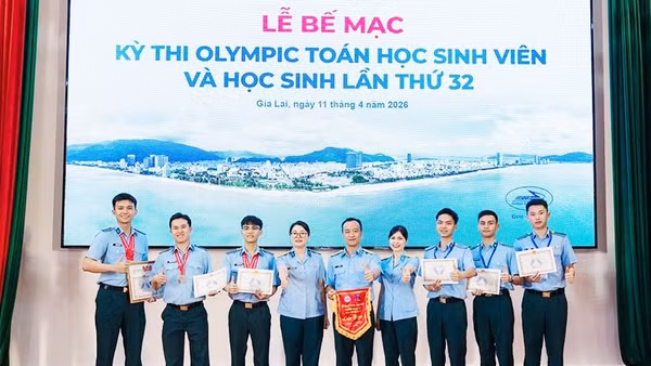Trao giải Olympic Toán học sinh viên và học sinh năm 2026