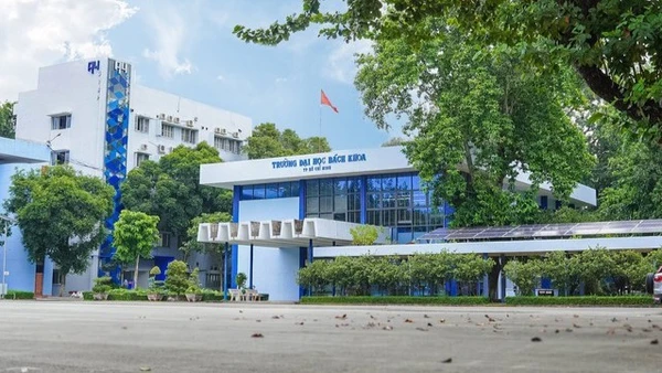 Một góc khuôn viên Trường đại học Bách Khoa. (Ảnh: ĐHBK)