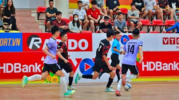 Giải Futsal HDBank Sinh viên là sân chơi thể thao thú vị của sinh viên. (Ảnh: Ban tổ chức cung cấp)
