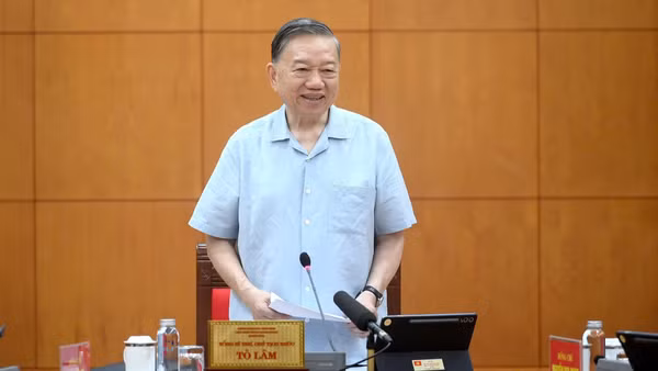 Tổng Bí thư, Chủ tịch nước Tô Lâm phát biểu tại cuộc làm việc. (Ảnh: ĐĂNG KHOA)