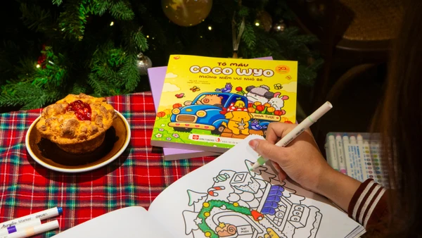 Bộ sách tô màu Coco Wyo. (Ảnh: Đinh Tị Books)
