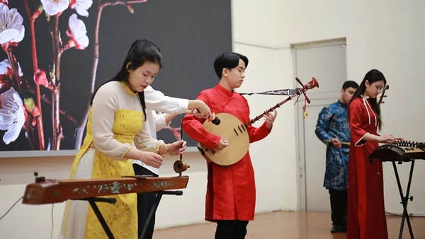 Một tiết mục văn nghệ tại chương trình.