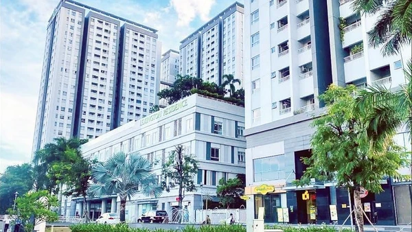 Một dự án căn hộ của người dân đang chờ được cấp sổ hồng.