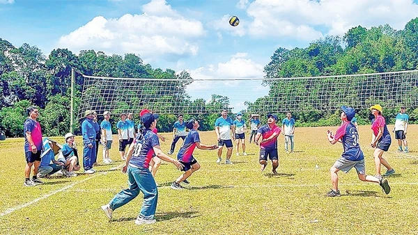 Đời sống tinh thần của nhân dân xã Thọ Sơn ngày một nâng cao.