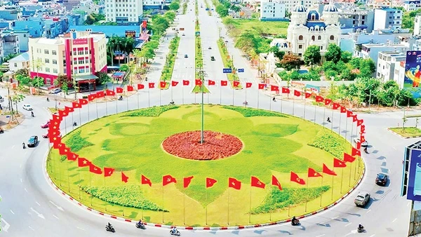 Diện mạo đô thị Hải Phòng ngày càng khang trang, hiện đại.